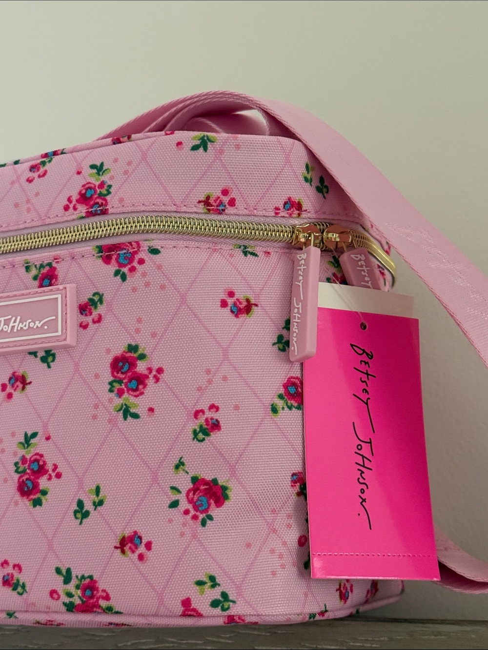 NEW Betsey Johnson Floral insulated Cooler Lunch tote Bag - Picture 7 of 10